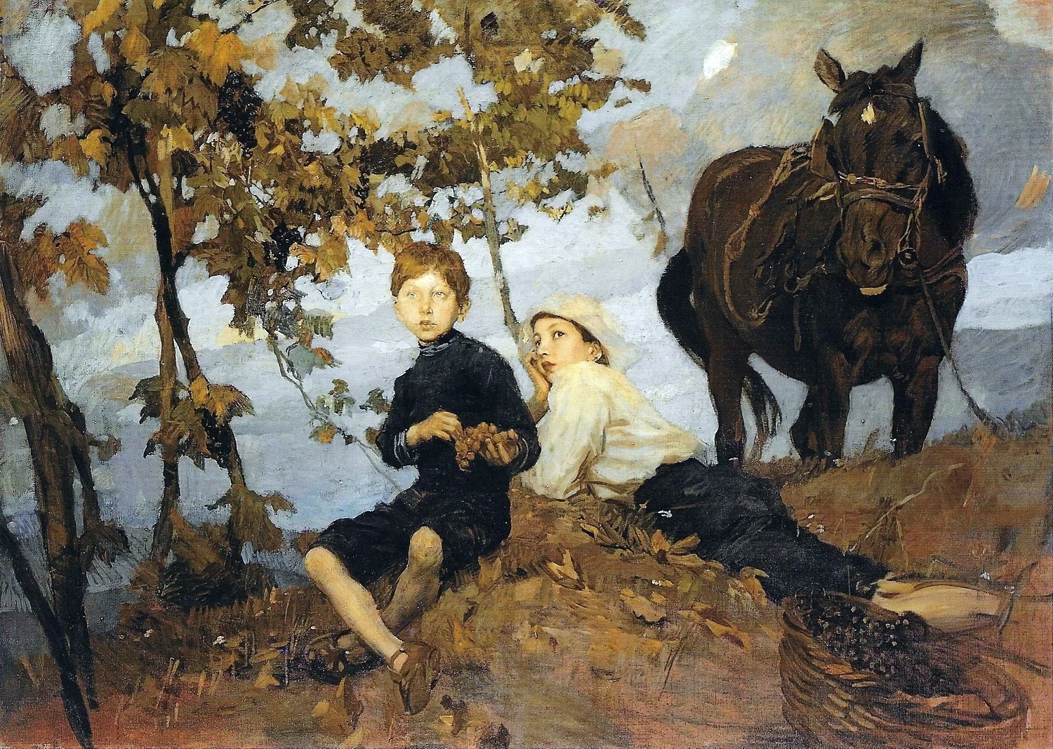  23-Ettore Tito-Autunno-1914-Galleria Nazionale d'Arte Moderna, Roma 